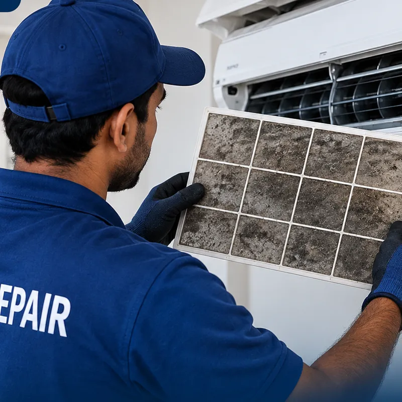 متى يحتاج المكيف إلى تنظيف ومتى يكون العطل بحاجة إلى تصليح؟